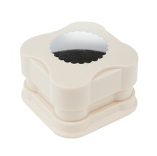 VBS Etiketten Stanzer Motivlocher Kreis rund gezahnt 35mm Magnet Stanzer