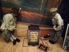 Halloween Animatronic See Saw Dolls Playground Jahrmarkt US Import