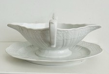 Hutschenreuther - Dresden weiß - Sauciere ca. 24 cm 
