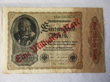 Reichsbanknote 1000 mark - reichsbanknote,