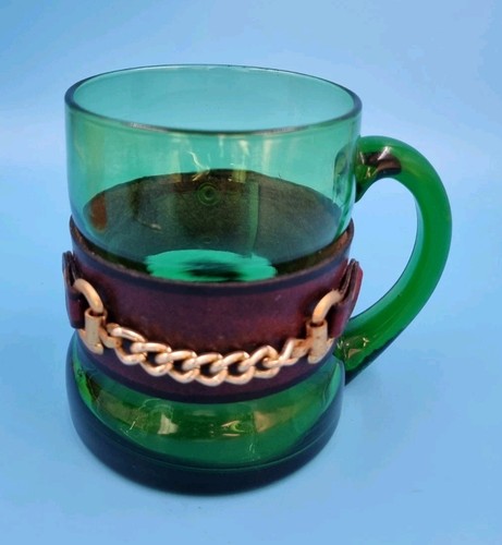 Altes grünes bier glas - bier-,