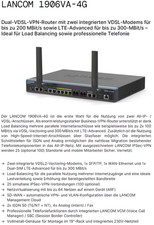 LANCOM 1906VA-4G (62090) VPN Router SD-WAN OVP ***NEU***