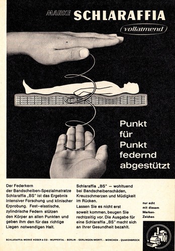 3w7881 alte reklame von - alte, 1965