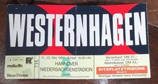 WESTERNHAGEN, 22.05.1992 Niedersachsenstadion H, ALTE KARTE
