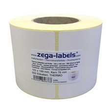 Thermo Etiketten Rolle - 103 x 199 mm - 500 Stck - Versand DHL - Zebra ZT410 Z4M