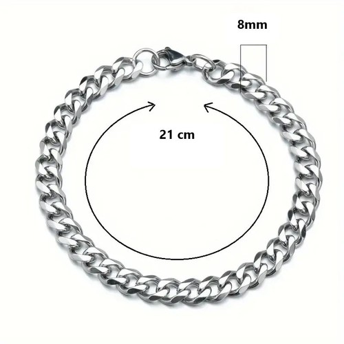 Kubanisches edelstahl armband - kubanisches,