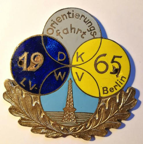 Plakette orientierungsfahrt - plakette,
