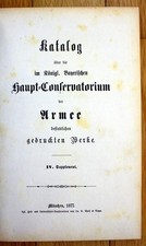 1877 Bibliothek Katalog