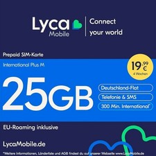 Prepaid SIM Karte Card Lyca