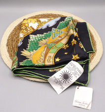 Foulard en Soie Vintage Christian Fischbacher Schal Seide 86/86cm - 1970/80er Jahre