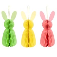 Papierdekoration Wabenhase