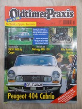Oldtimer Praxis Juli 1999 7/1999 Benelli Sei Alfa Romeo Matta Peugeot 404 Cabrio
