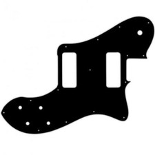 US PICKGUARD für FENDER® CLASSIC PLAYER DELUXE BLACK DOVE TELECASTER® 3Ply BLACK
