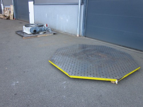 Sechseckige aufspannplatte - sechseckige,