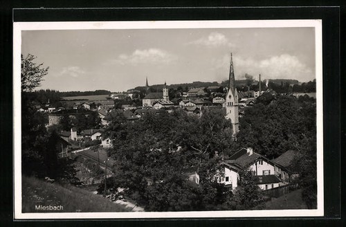 Ansichtskarte miesbach - ansichtskarte,
