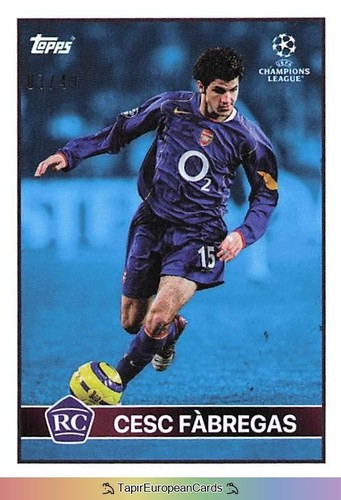 Cesc fabregas topps the - fabregas,