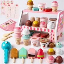 Eisdiele Kinder Holz, Eisladen Kinder Holz Einkaufsladen, Kinderküche Zubehör ab