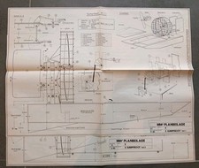 Modellwerft Bauplan Sumpfboot  1:1 Gebraucht