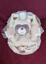 Waschbär Schmusetuch - Windeltorte - Geschenkpaket zur Geburt - Pampers Torte