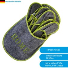 Gäste-Hausschuh-Set "HOME"