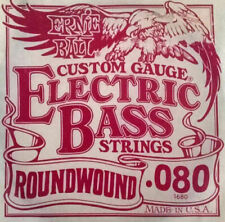 Ernie Ball E-Bass-Saiten Roundwound Einzelsaiten .080 - Lagerabverkauf -
