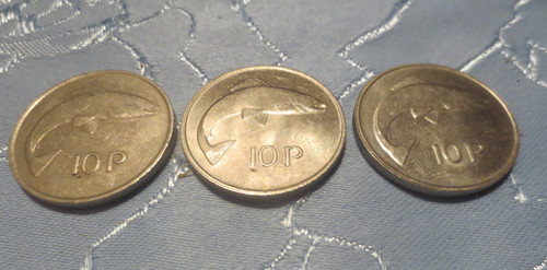 Stück irische pence - 3, 10