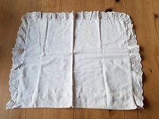 Alter weißer Kissenbezug Vintage 52 x 41 cm