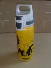 Sigg-Alu-Trinkflasche gelb, Brave Explorer, Klick-/ Schraubverschluss 550 ml.