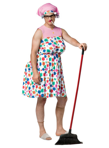 Hausfrau männerkostüm - hausfrau,
