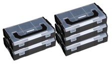 5 Stück SORTIMO Systembox L-BOXX Mini anthrazit Deckel Transparent
