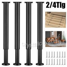 2/4 Stk Tischbeine Eisen Optik