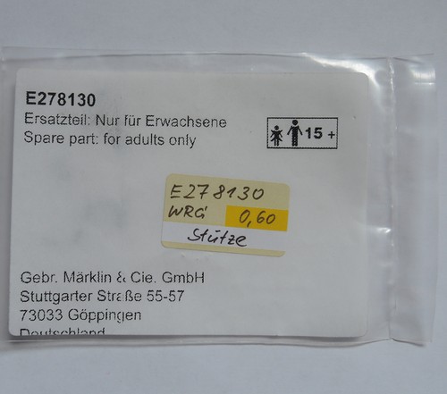 Märklin e278130 stütze - märklin, 5x