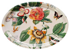 Großes farbenfrohes Tablett