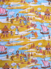 Bettwäsche Wicki Kinder vintage selten Kinderbettwäsche Original alt gelb bunt