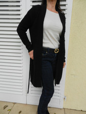 Luxus strickjacke long - strickjacke,