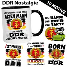 Tasse Sprüche DDR Osten Ossi Nostalgie Wende Geburtstag Lustig Mauerfall
