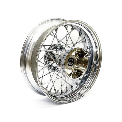 Speichenrad hinten chrom - hinten,,