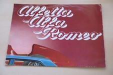 216674) Alfa Romeo Alfetta Poster / Prospekt 197?