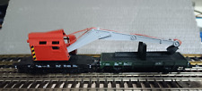 Spur N Kran mit Schutzwagen ,rot,  ohne OVP Roco oder Trix ?