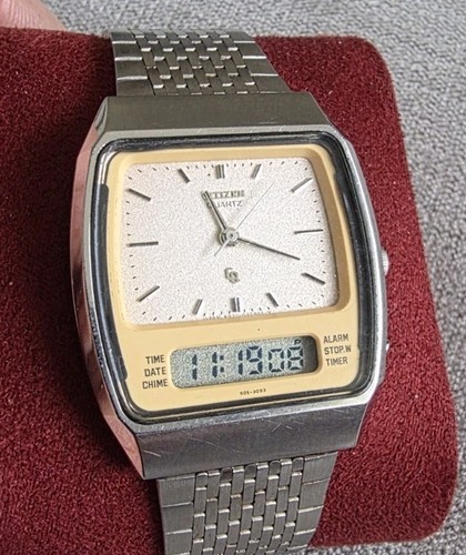 Vintage citizen ana - digi, uhr