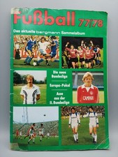 Das aktuelle Bergmann Sammelalbum Fußball  77/78 komplett mit Sammelbildern