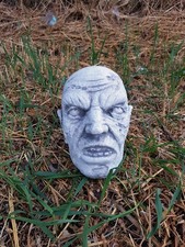 Steinfigur zombie kopf - zombie,