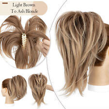Lockig Dick Klammer Clip In Haarteil Zopf Pferdeschwanz Haarverlängerung Dutt DE