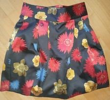 H&M✨️Rock Minirock Balonrock✨️Gr. 34, XS-S✨️Schwarz✨️Geblümt