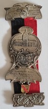 Abzeichen Plakette*18. Kongress der Allgemeinen Radfahrer Union*Juli 1903*