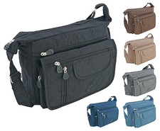 + Damen Tasche Umhängetasche Schultertasche Shopper Citybag Crinkle-Nylon 1372