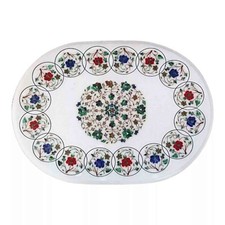 Oval Marmor Sofa Esstisch