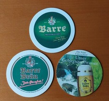 3 Bierdeckel,  Barre