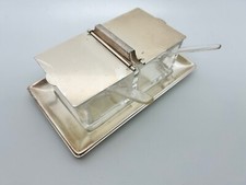 Original WMF Menage Konfitüre Gelee Aufbewahrung Tablett vor 1965 SN Bienenkorb