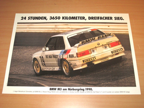 Bmw e30 poster am - 14,
